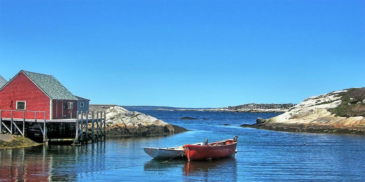 Boats in a harbour